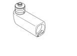 KWC Aquarotter Adapter, F5, für Wandbatterie, für bauseitigen Sterilfilter, Edelstahl, 3600005556 3600005556