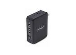 StarTech.com 140W USB-C Wall Charger, USB-C/USB-A, PD GaN Power Adapter - Netzteil - GaN-Technologie - 140 Watt - 5 A - Power Delivery 3.1