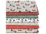Patchwork- und Quiltpaket "Santa modern", grün-color