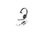 Poly Blackwire 5210 - Blackwire 5200 series - Headset - On-Ear - kabelgebunden - 3,5 mm Stecker, USB-C