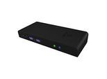 ICY BOX IB-DK2251AC - Dockingstation - USB-C / USB 3.0 - 2 x HDMI - GigE