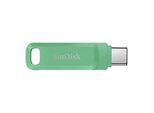 SanDisk Ultra Dual Drive Go - USB-Flash-Laufwerk - 128 GB - USB 3.2 Gen 1 / USB-C - Absinthe Green