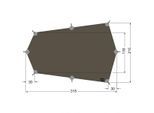 Tatonka - Tarp Wing 2 LT - Tarp braun