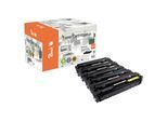 Peach HP 055 5 Toner (2*bk, c/m/y) ersetzt Canon CRG-055, 3016C002*2, 3015C002, 3014C002, 3013C002 für z.B. Canon iSENSYS MF 742 Cdw (wiederaufbereitet)