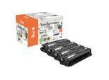 Peach HP 212 A 4 Toner (bk, c/m/y) ersetzt HP No. 212A, W2120A, W2121A, W2122A, W2123A für z.B. HP Color LaserJet Enterprise M 554 (wiederaufbereitet)