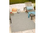 Teppich THE CARPET "Calgary", beige, B:160cm H:1mm L:220cm, Polypropylen, Teppiche, Teppich, moderner robuster In und Outdoor Teppich