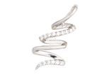 Kettenanhänger JOBO "Anhänger mit 15 Zirkonia", silber (silber 925), Schmuckanhänger, Damen, Silber 925 (Sterlingsilber), Kettenanhänger, 925 Silber