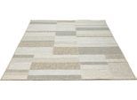 Teppich GINO FALCONE "Mariella GF-135", bunt (natur multi), B:57cm H:6mm L:110cm, Polypropylen, Teppiche, Teppich, modernes Patchwork Design, meliert, In- und Outdoor geignet