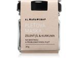 Almara Soap Face Green Clay & Turmeric maschera detergente viso per pelli grasse e problematiche 20 g