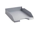 Exacompta Briefablage COMBO MIDI Office, A4+, Etikettenhalter, stapelbar, Blauer Engel, B 255 x T 347 x H 65 mm, Polystyrol, steingrau, 6 Stück