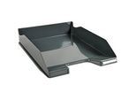 Exacompta Briefablage COMBO MIDI Office, A4+, Etikettenhalter, stapelbar, B 255 x T 346 x H 65 mm, Polystyrol, dunkelgrau