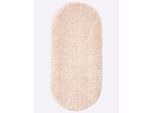 Teppich HEINE HOME Gr. 1, beige (creme), B:65cm H:40mm L:140cm, Kunstfaser, Polyester, Teppiche, Teppich