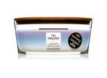 Woodwick Trilogy Calming Retreat geurkaars met een houten lont (hearthwick) 453.6 g
