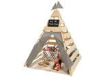 MUDDY BUDDY® Spielhaus »Tipi-Zelt Dreamer« Holzschutz vorbehandelt, BxTxH: 135x135x170 cm, FSC® - schützt Wald