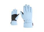 Skihandschuhe ZIENER "KEVA-Z PR glove lady", Damen, Gr. 6, arctic sky, Obermaterial: 100% Polyester. Innenseite: 100% Polyester. Futter: 100% Polyester. Wattierung: 100% Polyester, Handschuhe