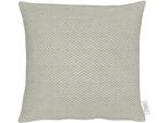 Dekokissen APELT "1104" Gr. 2, beige (elfenbeinfarben, unifarben), B:48cm L:48cm, Polyester, Dekokissen_Sitzkissen_Kissenhüllen, Kissenhülle mit Füllung, 1 Stück