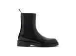 Jil Sander Stiefel - Black Calf Leather Ankle Boots - Gr. 45 (EU) - in Schwarz - für Damen