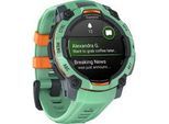 Instinct 3 - 45 mm, AMOLED, Smartwatch Twilight/Neo Tropic, Silikon-Armband