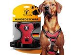 Tierhood Hundegeschirr rot M