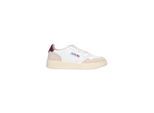 Autry Low-Top Sneaker - Low-Top White Leather Sneakers With Beige Suede Ac - Gr. 40 (EU) - in Weiß - für Damen