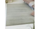 Teppich OTTO HOME "Chanley", grün, B:133cm H:13mm L:200cm, Polypropylen, Teppiche, Teppich, moderner dichter weicher zeitloser Kurzflorteppich, Wohnzimmer