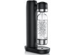Arendo Wassersprudler, Soda Maker mit 1000 ml PET-Flasche, kompatibel mit 60 L CO2-Zylinder, BPA-frei, 2-tlg. Set, fein dosierbar