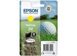 Original Epson WorkForce Pro WF-3720 DWF (C13T34644010 / 34) Druckerpatrone Gelb