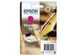 Original Epson WorkForce WF-2760 DWF (C13T16234012 / 16) Druckerpatrone Magenta
