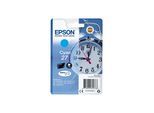 Original Epson Workforce WF-3620 DWF (C13T27024012 / 27) Druckerpatrone Cyan