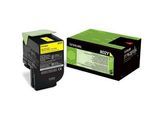Original Lexmark CX 510 dhe (80C20Y0 / 802Y) Toner Gelb