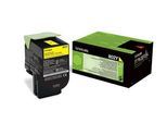 Original Lexmark 80C20Y0 / 802Y Toner Gelb