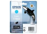 Original Epson SureColor SC-P 600 (C13T76024010 / T7602) Druckerpatrone Cyan
