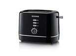 SEVERIN Automatik-Toaster , 2 Toastkammern, 850 W, Auftau- & Aufwärmfunktion, Brotscheibenzentrierung, Brötchenaufsatz, B 280 x H 188 x T 182 mm, Schwarz