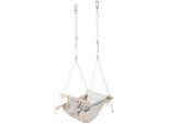 My Baby Lou Babyschaukel , Grau, Naturfarben, Weiß , Holz, Metall, Kunststoff, Textil , Buche , Hartholz , 70x170x45 cm , EN 71 , höhenverstellbar , Spielzeug, Holzspielzeug