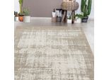 Teppich ANDIAMO "Campos", beige, B:120cm H:10mm L:170cm, Polypropylen (PP), Teppiche, Teppich, Kurzflor, modernes Design, Wohnzimmer