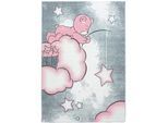 Ben'n'jen Kinderteppich , Pink , Textil , Bär , rechteckig , 140x200 cm , Oeko-Tex® Standard 100 , pflegeleicht , Teppiche und Böden, Teppiche, Kinderteppiche