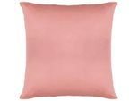 Novel Zierkissen , Altrosa , Textil , Uni , Füllung: Polyester,Polyester , quadratisch , 60x60 cm , pflegeleicht , Heimtextilien, Wohntextilien, Kissen, Zierkissen