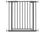 Hauck Türschutzgitter , Grau , Metall, Kunststoff , 75 - 80x77 cm , Verlängerung erhältlich , Babysicherheit, Treppenschutzgitter