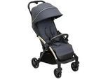Chicco Buggy , Dunkelgrau , Textil , 47x86x106 cm , Einhand-Faltmechanismus , Baby on Tour, Kinderwagen, Buggys