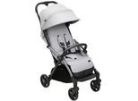 Chicco Buggy , Hellgrau , Textil , 47x86x106 cm , Einhand-Faltmechanismus , Baby on Tour, Kinderwagen, Buggys