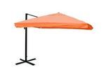 MCW Ampelschirm Orange 300/400 cm , Textil , 400x300 cm , Sonnen- & Sichtschutz, Sonnenschirme, Ampelschirme