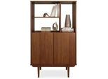 Idimex Highboard Simona , Kastanienfarben , Holz , Kiefer , Vintage , 80x133x37 cm , FSC Mix , Wohnzimmer, Kommoden & Sideboards, Highboards