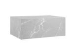 Livetastic Couchtisch , Grau , Holzwerkstoff , Marmoroptik , rechteckig , 60x35x90 cm , Wohnzimmer, Wohnzimmertische, Couchtische, Couchtische Marmoroptik