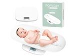 Momcozy Babywaage , Weiß , Kunststoff , 18x11.2x5.5 cm , gut lesbares LCD-Display, gewölbte Liegefläche, Abschaltautomatik , Pflegen, Babypflegeprodukte