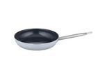 Bratpfanne GSW "Gastro Basic, Gastro-Qualität", grau (grau, schwarz), H:6,5cm Ø:32cm, Pfannen, Bratpfanne, PFAS-freien VITAFLON QUARZIT Antihaft-Versiegelung, Induktion