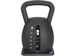 Kettlebell HORIZON FITNESS, schwarz (schwarz matt), Hanteln, 16 kg, Kunststoff, Stahl, verstellbar