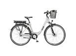 E-Bike TELEFUNKEN "Multitalent RC667" Gr. 49, weiß, E-Bikes, 49cm, 28 Zoll (71,12cm), Pedelec, Elektrofahrrad, Damen, Herren, innerhalb StVZO, 28 Zoll