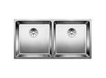Blanco Andano 400/400-if Spüle 522985 86,5x40cm, Edelstahl Seidenglanz, IF-Flachrand