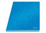 Notizbuch Leitz WOW, Format A4, 80 linierte Blatt, Hardcover-Einband, FSC®-zertifiziert, blau