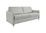 Bali Schlafsofa , Hellgrau , Textil , 185x84x100 cm , Textiles Vertrauen - Oeko-Tex® , Typenauswahl, Fußauswahl, Lederauswahl, Stoffauswahl, Armteilvarianten, Sitzqualitäten, Hocker erhältlich , Babymöbel & Kindermöbel, Kinderzimmer & Jugendzimmer, Schlafsofas